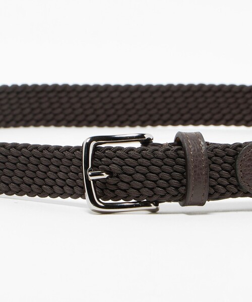 L'arcobaleno(ラルコバレーノ)の「<L'arcobaleno>MESH BELT/ エラスティック メッシュベルト(ベルト・メンズ・ブラック/ネイビー/ダークブラウン・M/L)」の10枚目の写真