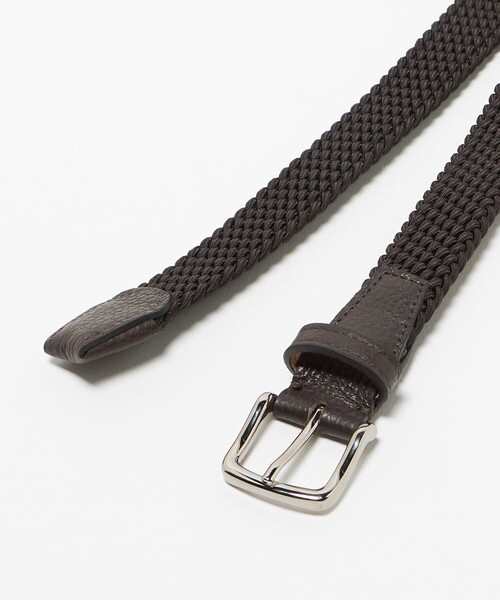 L'arcobaleno(ラルコバレーノ)の「<L'arcobaleno>MESH BELT/ エラスティック メッシュベルト(ベルト・メンズ・ブラック/ネイビー/ダークブラウン・M/L)」の11枚目の写真