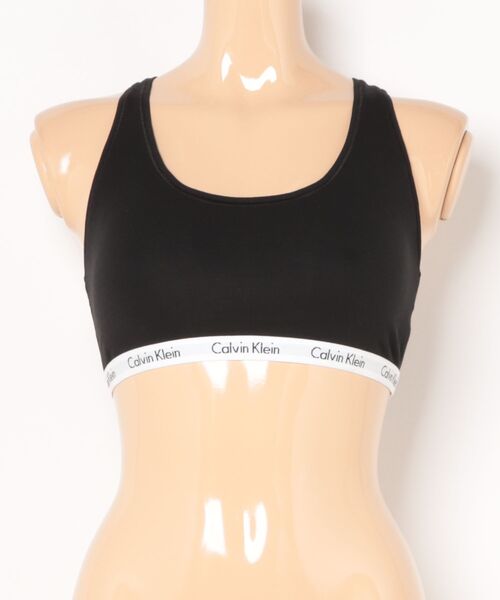 Calvin Klein(カルバン・クライン)の「【Calvin Klein】スポーツブラ QP2856O(スポーツブラ・レディース・グレー/ブラック・XS/S/M)」の1枚目の写真