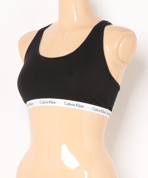 Calvin Klein(カルバン・クライン)の「【Calvin Klein】スポーツブラ QP2856O(スポーツブラ・レディース・グレー/ブラック・XS/S/M)」の3枚目の写真