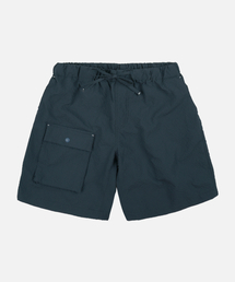 COMFORTABLE BANDING SHORTS _ NAVY