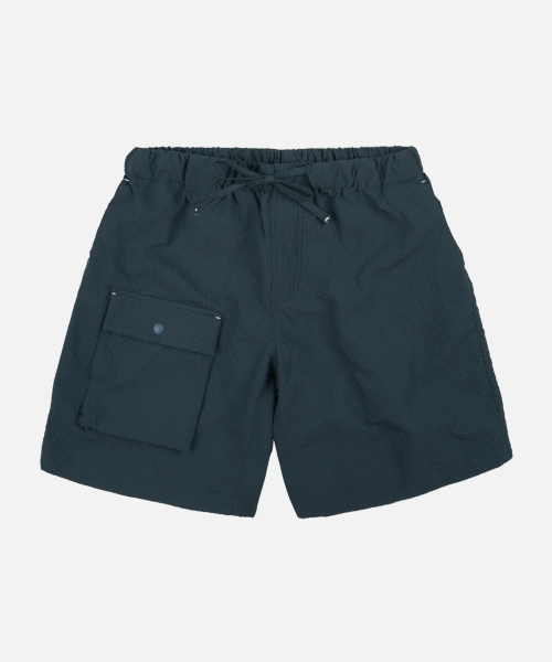 FRIZMWORKS(フリズムワークス)の「COMFORTABLE BANDING SHORTS _ NAVY(その他パンツ・メンズ・その他・MEDIUM/LARGE/X-LARGE)」の1枚目の写真