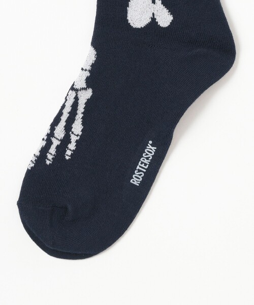 BEAMS BOY(ビームスボーイ)の「ROSTER SOX / MLB BONE SOX(ソックス/靴下・レディース・ホワイト/ブラック/ネイビー・ONE SIZE)」の5枚目の写真