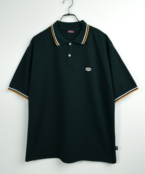 Dickies(ディッキーズ)の「【neos】GENUINE DICKIES ジェニュイン ディッキーズ ワンポイント 刺繍 ワッペン ルーズシルエット ポロシャツ 吸水速乾 ビッグシルエット ユニセックス(ポロシャツ・レディース・グリーン/ホワイト/ブラック/キャメル・X-LARGE/LARGE/MEDIUM)」の10枚目の写真