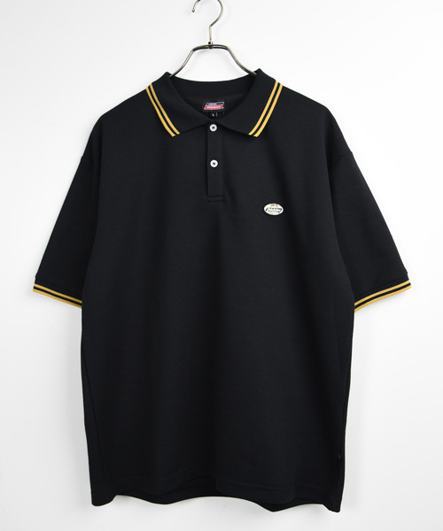 Dickies(ディッキーズ)の「【neos】GENUINE DICKIES ジェニュイン ディッキーズ ワンポイント 刺繍 ワッペン ルーズシルエット ポロシャツ 吸水速乾 ビッグシルエット ユニセックス(ポロシャツ・レディース・グリーン/ホワイト/ブラック/キャメル・X-LARGE/LARGE/MEDIUM)」の5枚目の写真
