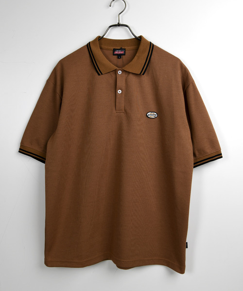 Dickies(ディッキーズ)の「【neos】GENUINE DICKIES ジェニュイン ディッキーズ ワンポイント 刺繍 ワッペン ルーズシルエット ポロシャツ 吸水速乾 ビッグシルエット ユニセックス(ポロシャツ・レディース・グリーン/ホワイト/ブラック/キャメル・X-LARGE/LARGE/MEDIUM)」の15枚目の写真