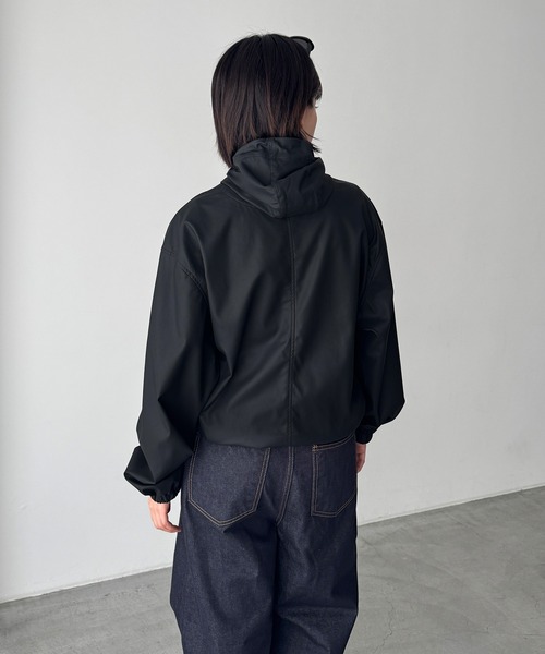 CANAL JEAN(キャナルジーン)の「SUPERTHANKS ウインドブレーカー(その他アウター・レディース・ブラック・SMALL)」の4枚目の写真