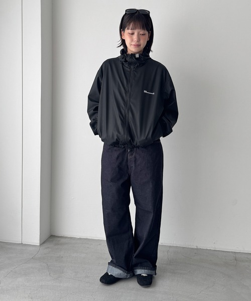 CANAL JEAN(キャナルジーン)の「SUPERTHANKS ウインドブレーカー(その他アウター・レディース・ブラック・SMALL)」の5枚目の写真