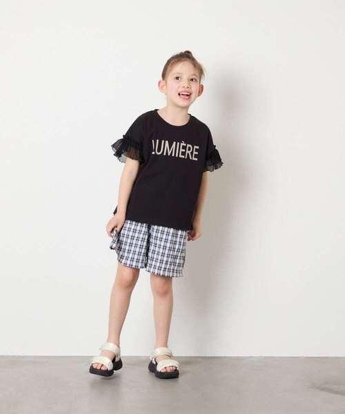 a.v.v（アーヴェヴェ）の「[120-160]【セットアップ可能】タックショートパンツ（その他パンツ・キッズ・ミント/ネイビー・120/130/150/140/160）」の19枚目の写真
