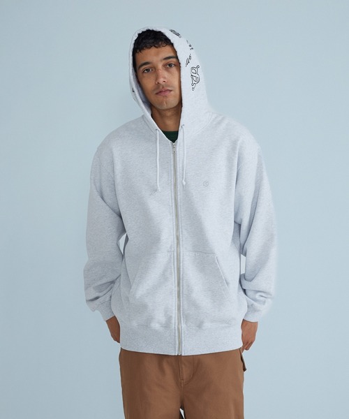 SILAS(サイラス)の「ARCHIVE MASHUP HOODED ZIP SWEATSHIRT(パーカー・メンズ・アッシュ/ブラック/ネイビー・M/XL/L)」の4枚目の写真