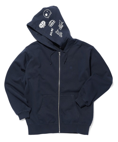 SILAS(サイラス)の「ARCHIVE MASHUP HOODED ZIP SWEATSHIRT(パーカー・メンズ・アッシュ/ブラック/ネイビー・M/XL/L)」の22枚目の写真