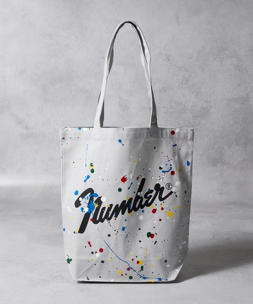 HAND PAINTED Number⑨ CANVAS TOTE BAG / ハンドペイント
