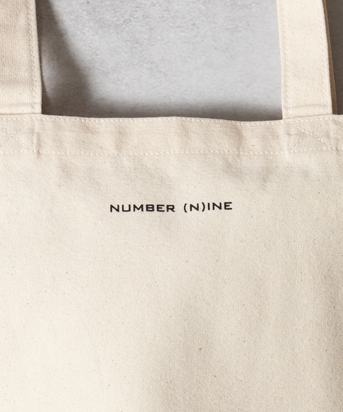 HAND PAINTED Number⑨ CANVAS TOTE BAG / ハンドペイント