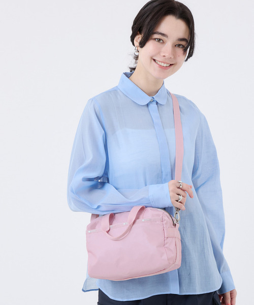 SMALL UPTOWN SATCHEL ソフトモーブC（ショルダーバッグ）｜LeSportsac