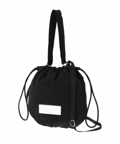 Manhattan Portage（マンハッタンポーテージ）の「Rose Hill Drawstring Bag Padded Polyester Poplin（ショルダーバッグ・レディース・ブラック・X-SMALL）」の12枚目の写真