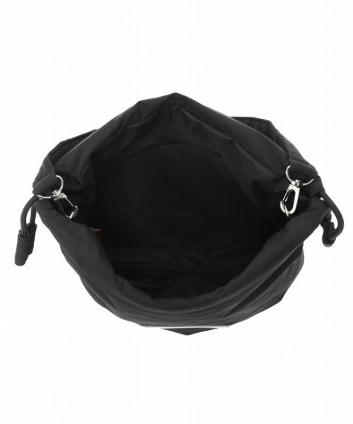 Manhattan Portage（マンハッタンポーテージ）の「Rose Hill Drawstring Bag Padded Polyester Poplin（ショルダーバッグ・レディース・ブラック・X-SMALL）」の3枚目の写真