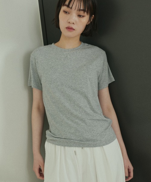  hellam（へラム）の「マルチウェイスカーフセットTシャツ（Tシャツ/カットソー・レディース・ホワイト/杢グレー/ブラック・FREE）」の3枚目の写真