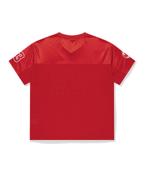 WKNDRS(ウィーキャンドース)の「CHAMPS LEAGUE JERSEY (RED)(Tシャツ/カットソー・レディース・その他・X-LARGE/MEDIUM/LARGE)」の2枚目の写真