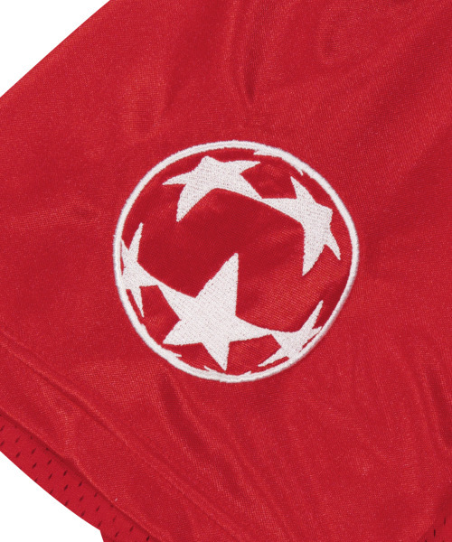 WKNDRS(ウィーキャンドース)の「CHAMPS LEAGUE JERSEY (RED)(Tシャツ/カットソー・レディース・その他・X-LARGE/MEDIUM/LARGE)」の4枚目の写真
