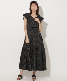 ラッフルドットワンピース