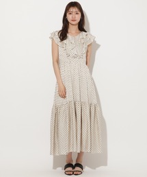 ラッフルドットワンピース