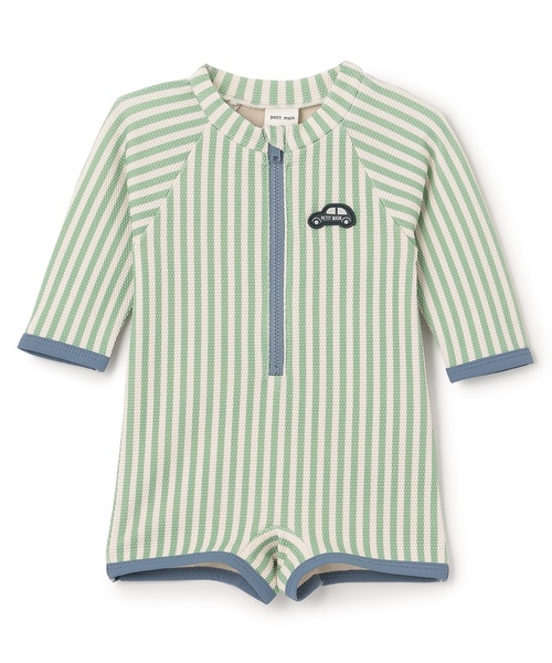 petit main(プティマイン)の「【SWIM】babyboysラッシュガード(ラッシュガード・キッズ・ライトグリーン/ライトベージュ・80cm/70cm)」の4枚目の写真