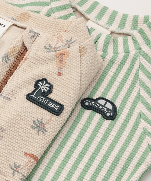 petit main(プティマイン)の「【SWIM】babyboysラッシュガード(ラッシュガード・キッズ・ライトグリーン/ライトベージュ・80cm/70cm)」の8枚目の写真