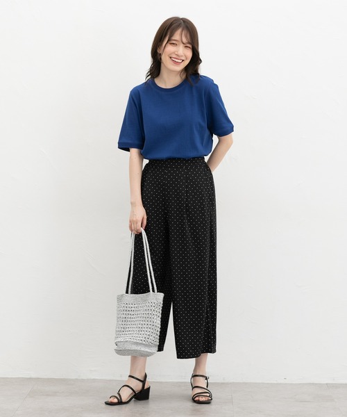 Honeys(ハニーズ)の「【ハニさら・接触冷感・吸水速乾・UVカット・遮熱】快適クール細身ガウチョ(その他パンツ・レディース・ブラック/ダークベージュ/ブラック系その他2/ネイビー/カーキ・L/LL/M/S)」の15枚目の写真
