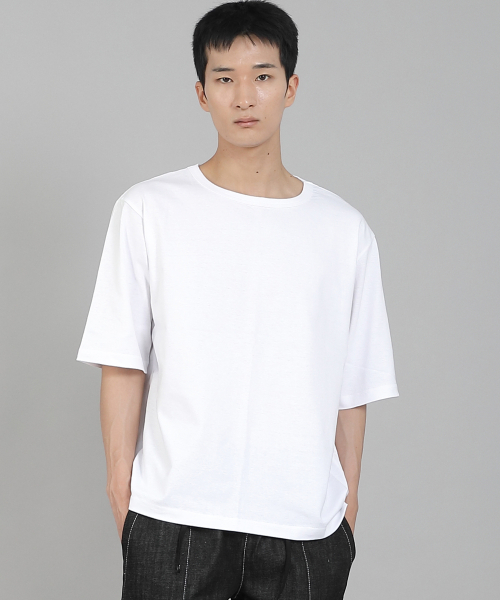 SAINTCREW(セントクルー)の「無地Rネック5部半袖TシャツRHR-896ホワイト(Tシャツ/カットソー・メンズ・その他・MEDIUM/LARGE/XXX-LARGE/XXXX-LARGE/XX-LARGE/X-LARGE)」の5枚目の写真