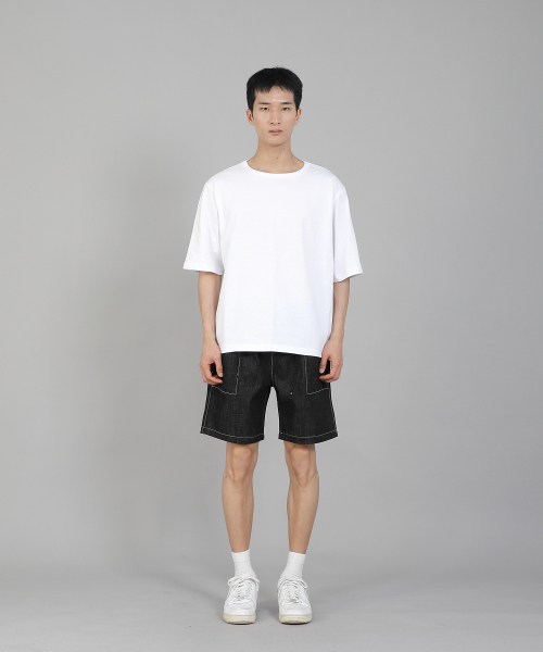 SAINTCREW(セントクルー)の「無地Rネック5部半袖TシャツRHR-896ホワイト(Tシャツ/カットソー・メンズ・その他・MEDIUM/LARGE/XXX-LARGE/XXXX-LARGE/XX-LARGE/X-LARGE)」の6枚目の写真