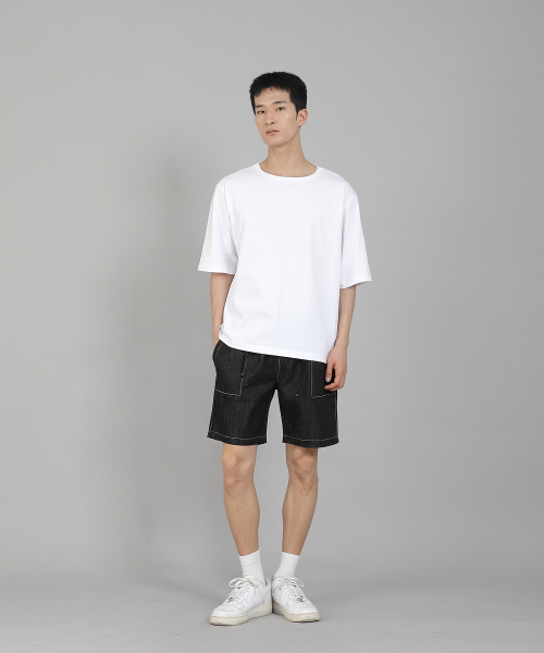 SAINTCREW(セントクルー)の「無地Rネック5部半袖TシャツRHR-896ホワイト(Tシャツ/カットソー・メンズ・その他・MEDIUM/LARGE/XXX-LARGE/XXXX-LARGE/XX-LARGE/X-LARGE)」の10枚目の写真