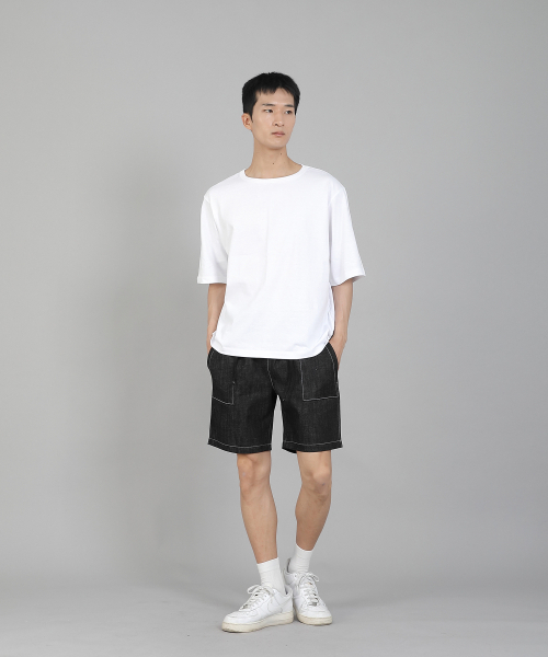 SAINTCREW(セントクルー)の「無地Rネック5部半袖TシャツRHR-896ホワイト(Tシャツ/カットソー・メンズ・その他・MEDIUM/LARGE/XXX-LARGE/XXXX-LARGE/XX-LARGE/X-LARGE)」の11枚目の写真