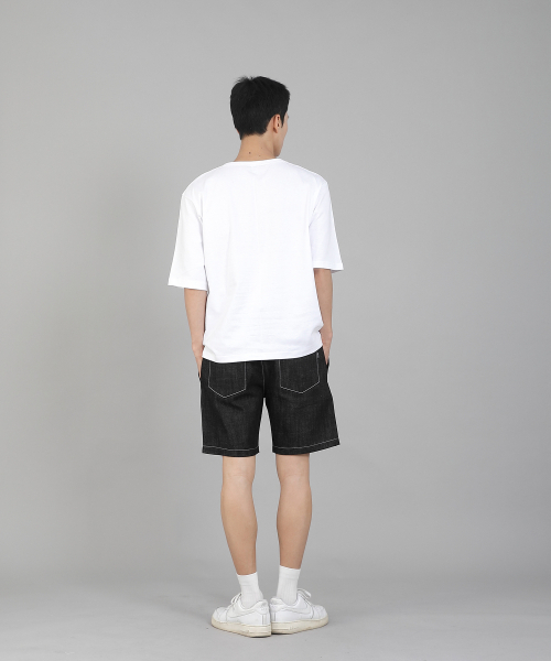 SAINTCREW(セントクルー)の「無地Rネック5部半袖TシャツRHR-896ホワイト(Tシャツ/カットソー・メンズ・その他・MEDIUM/LARGE/XXX-LARGE/XXXX-LARGE/XX-LARGE/X-LARGE)」の13枚目の写真