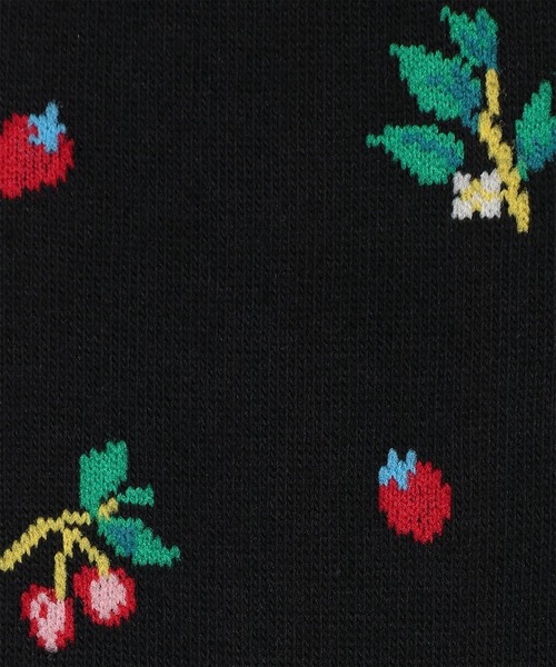 Paul Smith(ポールスミス)の「ウィメンズ "Tutti Fruity" ソックス / 265603 CSW(ソックス/靴下・レディース・ブラック/イエロー・22-24)」の3枚目の写真