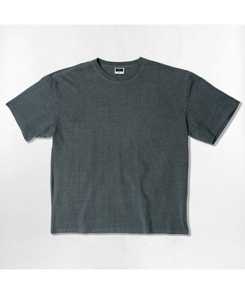NOTUSUAL(ノットユージュアル)の「ユーズアルオーバーフィットピグメント半袖Tシャツ5カラー(Tシャツ/カットソー・レディース・ベージュ/ライトグレー/スカイブルー/チャコール/グリーン・SMALL/MEDIUM/LARGE/X-LARGE)」の4枚目の写真