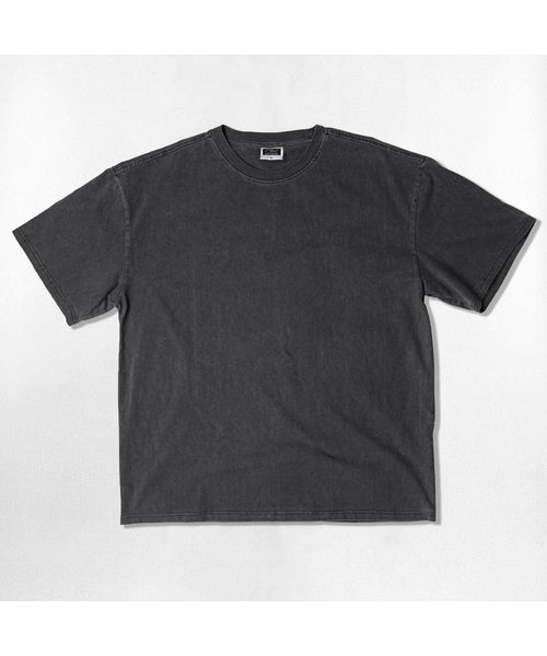 NOTUSUAL(ノットユージュアル)の「ユーズアルオーバーフィットピグメント半袖Tシャツ5カラー(Tシャツ/カットソー・レディース・ベージュ/ライトグレー/スカイブルー/チャコール/グリーン・SMALL/MEDIUM/LARGE/X-LARGE)」の3枚目の写真