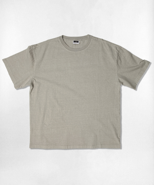 NOTUSUAL(ノットユージュアル)の「ユーズアルオーバーフィットピグメント半袖Tシャツ5カラー(Tシャツ/カットソー・レディース・ベージュ/ライトグレー/スカイブルー/チャコール/グリーン・SMALL/MEDIUM/LARGE/X-LARGE)」の10枚目の写真