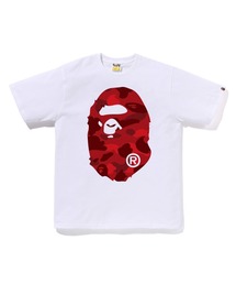 COLOR CAMO BIG APE HEAD TEE