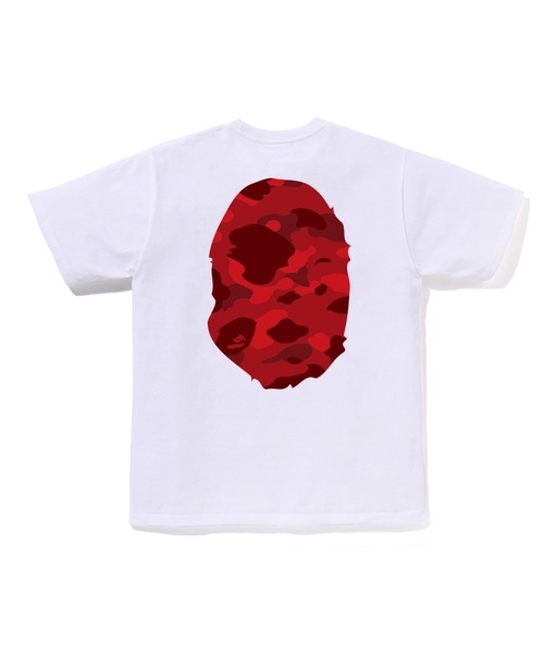 A BATHING APE(アベイシングエイプ)の「COLOR CAMO BIG APE HEAD TEE(Tシャツ/カットソー・メンズ・ホワイト×ネイビー/ホワイト×レッド/ホワイト系その他3/ブラック系その他6/ブラック×ブルー/ブラック×パープル/ホワイト×パープル/ブラック×レッド・XXX-LARGE/SMALL/X-LARGE/LARGE/XX-LARGE/MEDIUM)」の9枚目の写真