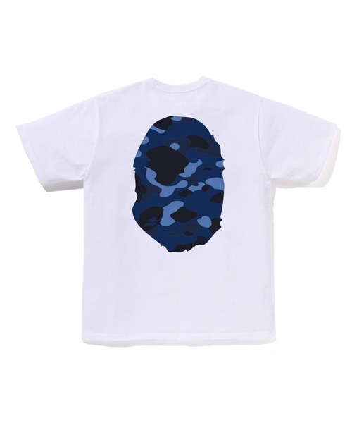 A BATHING APE(アベイシングエイプ)の「COLOR CAMO BIG APE HEAD TEE(Tシャツ/カットソー・メンズ・ホワイト×ネイビー/ホワイト×レッド/ホワイト系その他3/ブラック系その他6/ブラック×ブルー/ブラック×パープル/ホワイト×パープル/ブラック×レッド・XXX-LARGE/SMALL/X-LARGE/LARGE/XX-LARGE/MEDIUM)」の10枚目の写真
