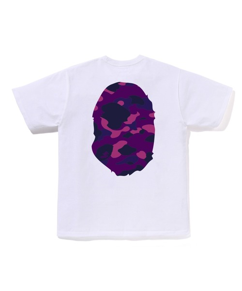 A BATHING APE(アベイシングエイプ)の「COLOR CAMO BIG APE HEAD TEE(Tシャツ/カットソー・メンズ・ホワイト×ネイビー/ホワイト×レッド/ホワイト系その他3/ブラック系その他6/ブラック×ブルー/ブラック×パープル/ホワイト×パープル/ブラック×レッド・XXX-LARGE/SMALL/X-LARGE/LARGE/XX-LARGE/MEDIUM)」の11枚目の写真
