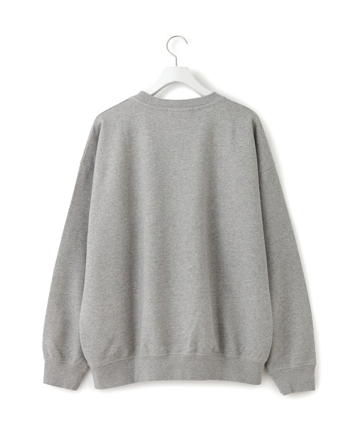 GANNI(ガニー)の「【GANNI for ADAM ET ROPE'】別注Isoli Crewneck BD Oversized(スウェット・レディース・チャコールグレー/グレー・S)」の10枚目の写真