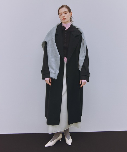 GANNI(ガニー)の「【GANNI for ADAM ET ROPE'】別注Isoli Crewneck BD Oversized(スウェット・レディース・チャコールグレー/グレー・S)」の22枚目の写真