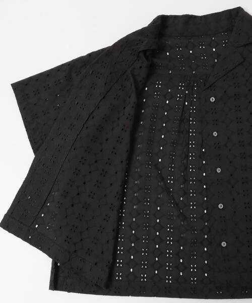 ITEMS URBANRESEARCH(アイテムズ アーバンリサーチ)の「レース開襟シャツ(シャツ/ブラウス・レディース・ブラック/ホワイト・FREE)」の19枚目の写真