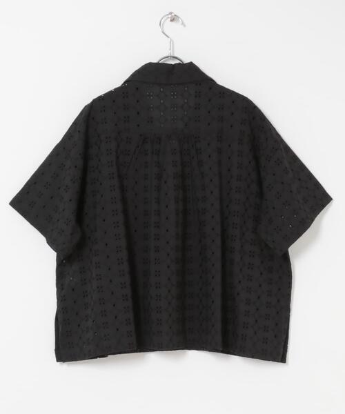 ITEMS URBANRESEARCH(アイテムズ アーバンリサーチ)の「レース開襟シャツ(シャツ/ブラウス・レディース・ブラック/ホワイト・FREE)」の21枚目の写真