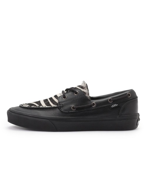 VANS(バンズ)の「2-EYELET BOAT SHOE VN000Z96BLA(スニーカー・メンズ・ブラック・10/9h/11/10h/9/8h/8)」の1枚目の写真