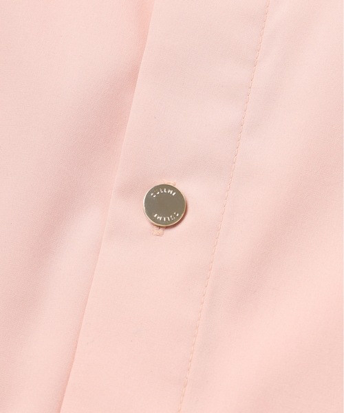 CULLNI(クルニ)の「High Count Broadcloth Embroidery Patch Long Sleeve Cleric Shirt(シャツ/ブラウス・メンズ・ピンク/ブラック・2/1)」の9枚目の写真
