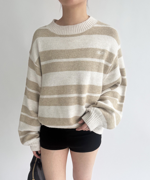 EDIT. FOR LULU(エディットフォールル)の「【ROLLA'S/ローラス 】 SOFIA SWEATER(ニット/セーター・レディース・ベージュ・FREE)」の2枚目の写真