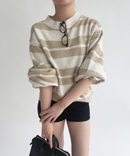EDIT. FOR LULU(エディットフォールル)の「【ROLLA'S/ローラス 】 SOFIA SWEATER(ニット/セーター・レディース・ベージュ・FREE)」の4枚目の写真