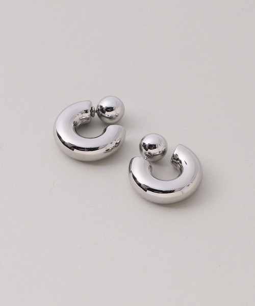 Noble(ノーブル)の「PETER+JUNE/ピーターアンドジューン Riley Jacket Hoops(ピアス(両耳用)・レディース・シルバー/ゴールド・FREE)」の10枚目の写真